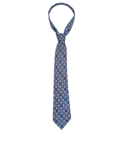 Hermes Tie, Mens, Silk, Multi Coloured, 3*